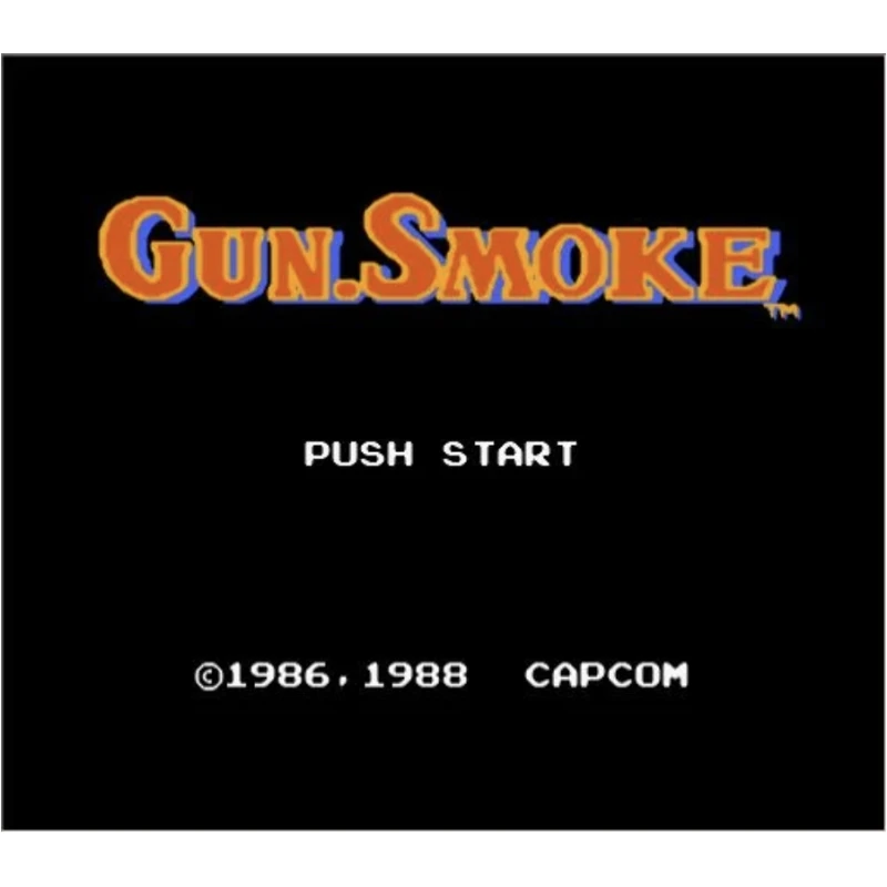 Gun. Smoke Japanese ( FDS Emulated ) Game Cartridge for FC Console 60Pins Video Game Card