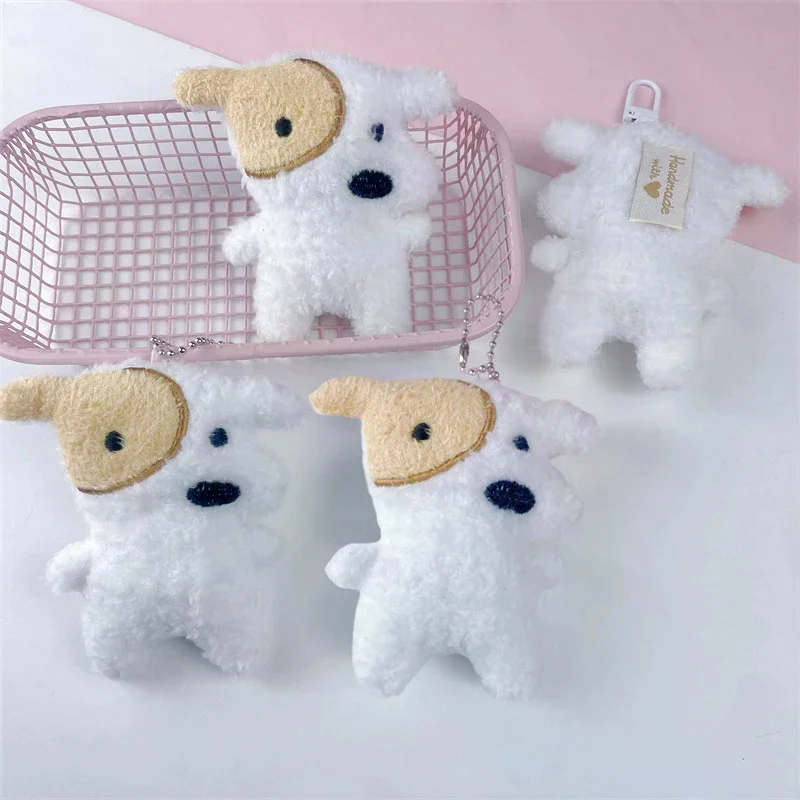 Heißer Verkauf Niedlichen Tier Welpen Plüsch Puppe Spielzeug Kajak Kette Anhänger Rucksack Behänge Dekoration Schlüssel Kette Geschenke