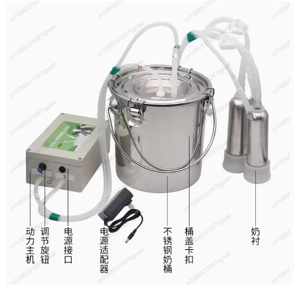 

Animal Electric Pulse Milking Machine, Portable Small Milking Machine