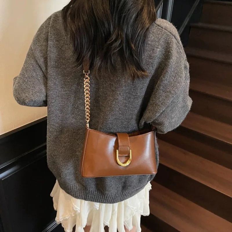 Luxury Designer Paris Diaper Bag Minimalist Casual Shoulder Purse Vintage Retro Leather Handbag For Ladies Party