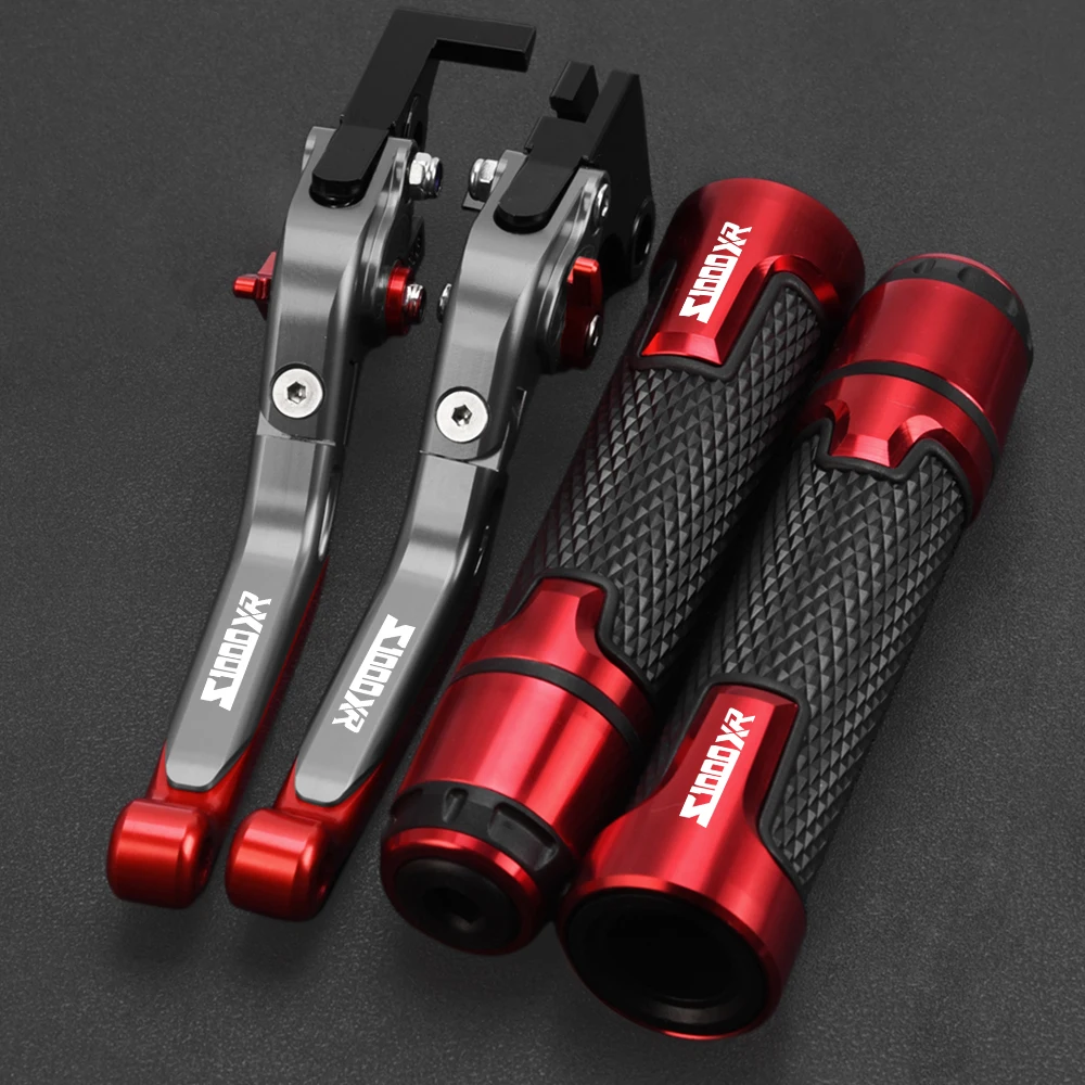 2015-2016 Motorcycle Aluminum Adjustable Brake Clutch Levers Handlebar Hand Grips Ends FOR BMW S1000XR S 1000XR 15 16 S 1000 XR