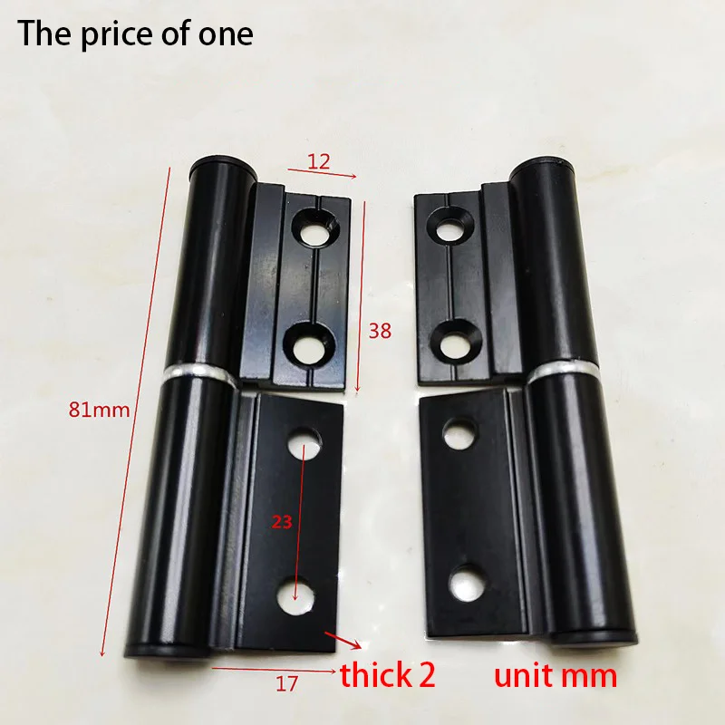 

Hinge stainless steel thickened silent door hinge casement door and window hinge small folding