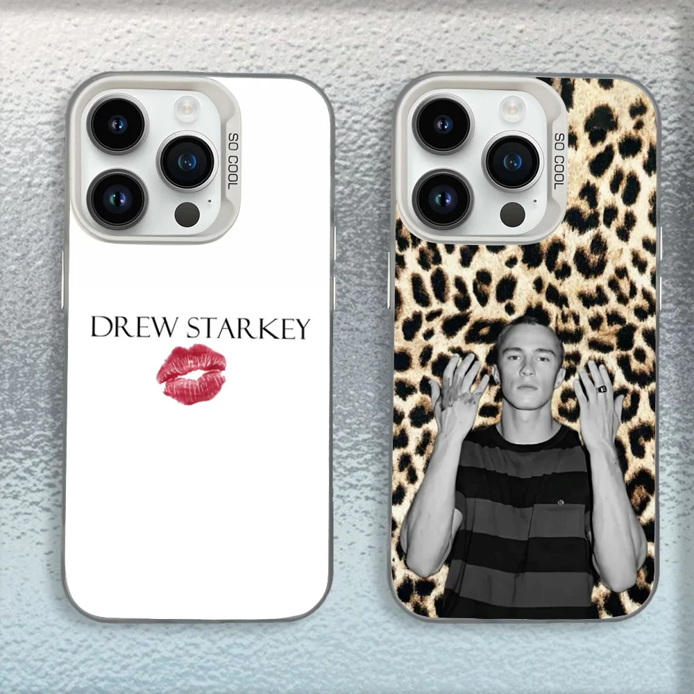 

Actor D-Drew Starkey Phone Case For iPhone 16,15,14,13,12,11,Mini,Pro,MAX White Matte Shockproof Cover