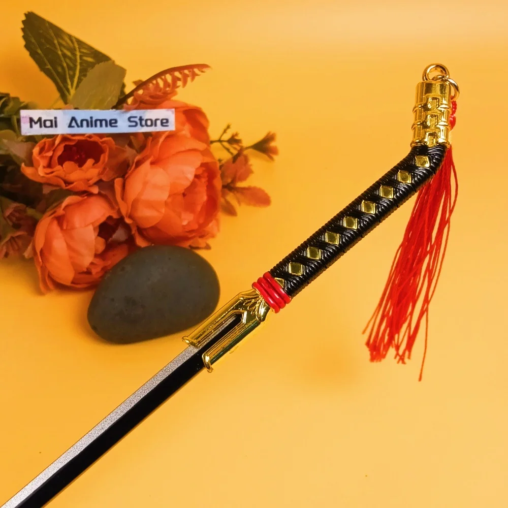 10インチ 浦原喜助 刀 金属製 アニメ ブリーチ 刀 サムライ セイバー スチール 忍者ナイフ 実物大 刀 刀身が切れにくいおもちゃ ギフト