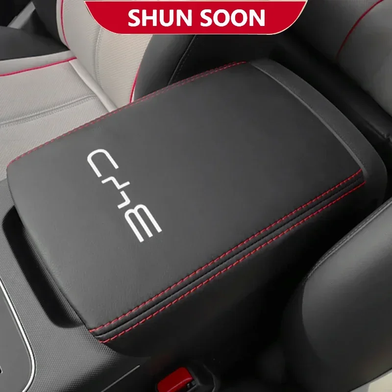 For BYD KING DMI BYD Chazor Qin Plus Dmi Armrest Box Cover Car Interior Decoration Car Supplies Qin Plus Leather Case