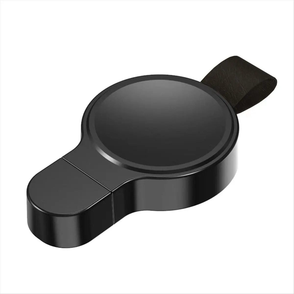 T19C Mini Portable Magnetic Wireless Charger for Apple Watch 8 7 6 SE 4 3 USB-C Charging Dock for IWatch Charge Bracket Black