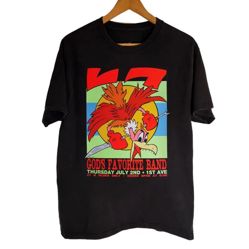 

NEW L7 Band God's Favorite Black For Fan T Shirt AL85