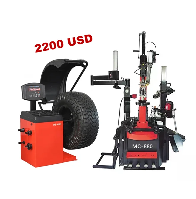 Automatic tyre installer and wheel balance Combo for Max rim 28 inches Workshop tire changer and balance Machine