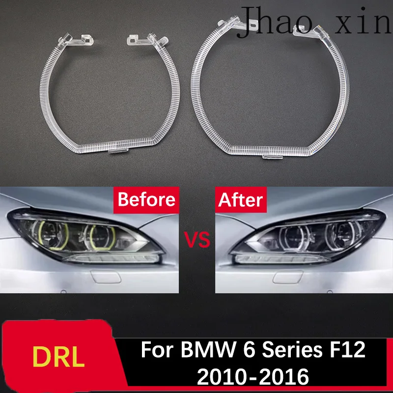 

Daytime Running Lights for BMW 6 Series F12 Ballast Angel Eye Lamp Tube 10-2016 White Light Car Headlights DRL Light Guide Strip