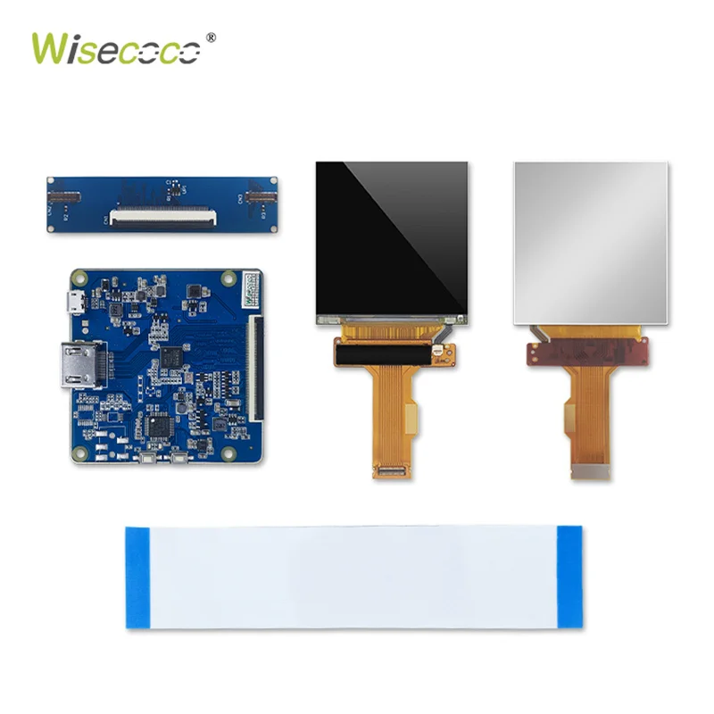 Imagem -06 - Wisecoco Tft Lcds Display Ls029b3sx02 2.9 Polegadas 2880*1440 para vr ar mr Hmd Mipi Placa Controladora Tc358870 Display Quadrado