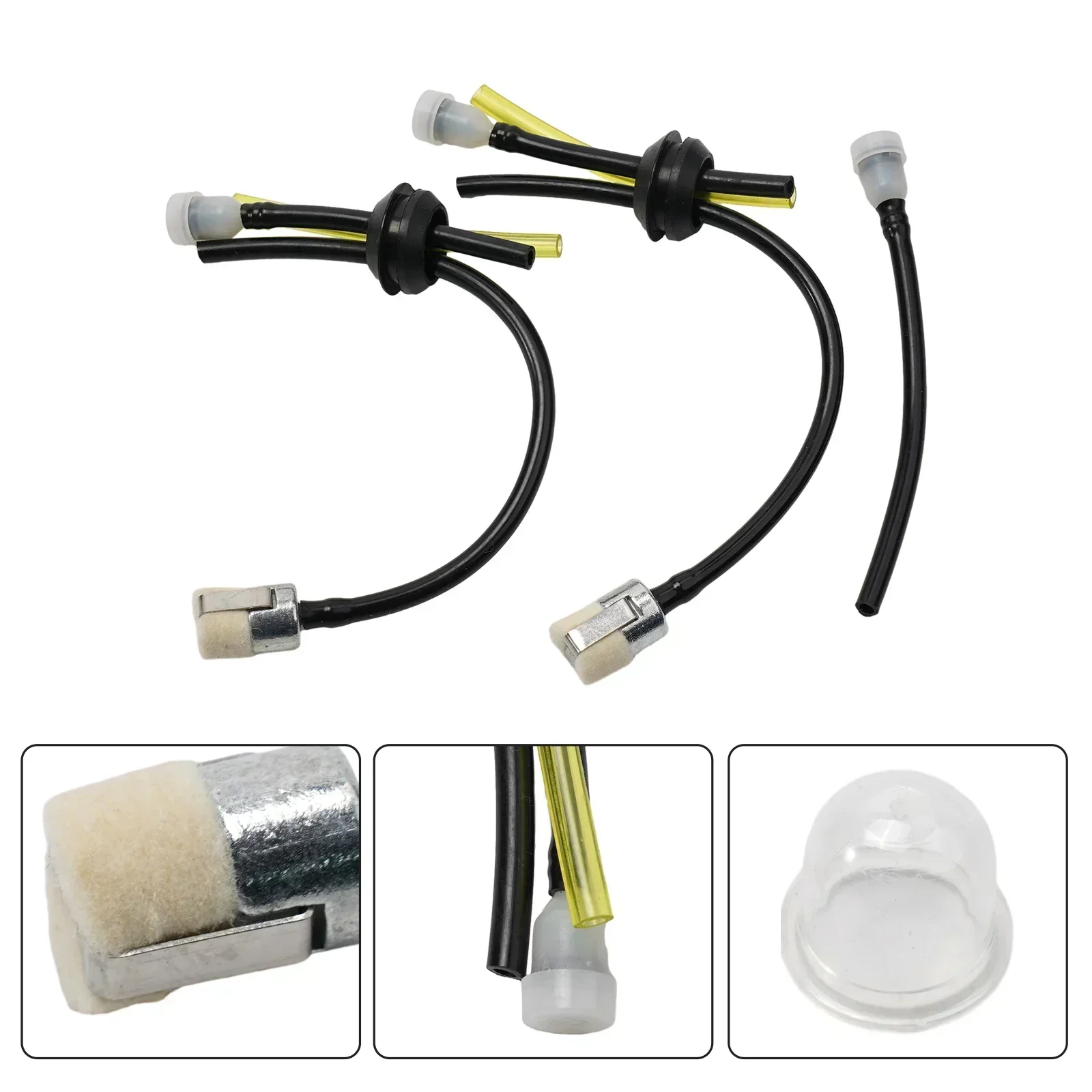 2pcs Fuel Hose With Fuel Filter Set For Fx-Ps152 Fx-Ms152 Brush Cutter Garden Power Tool Replacement Spare Parts