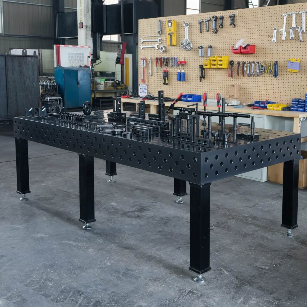 Welding table, high-quality 3D welding table with fixtures and fixtures 1200x2000, 2000x1000, 2400x1200