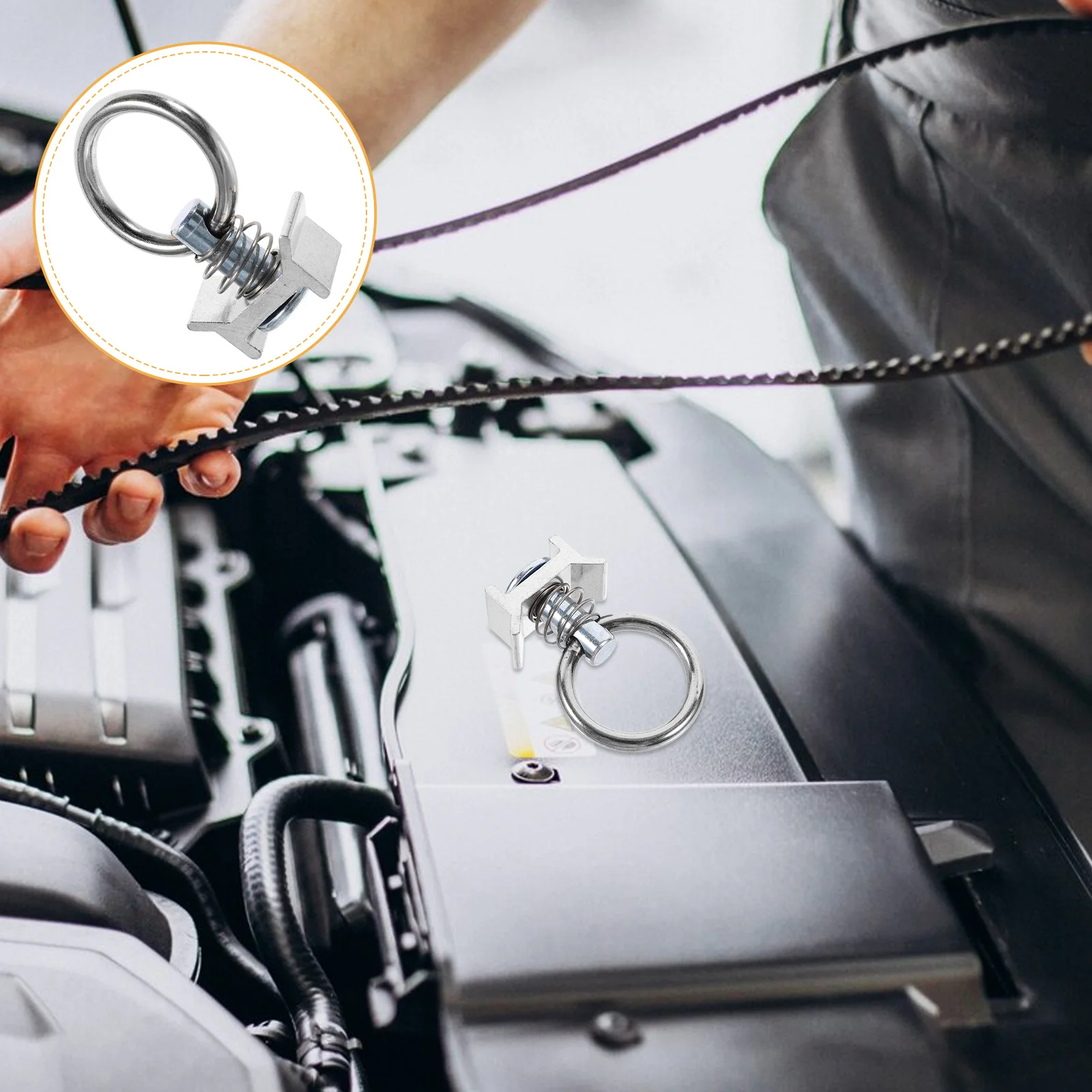 

10 шт. одинарный фитинг с уплотнительным кольцом, сверхмощный стальной грузовой анкер для одноместной установки для грузовой кровати