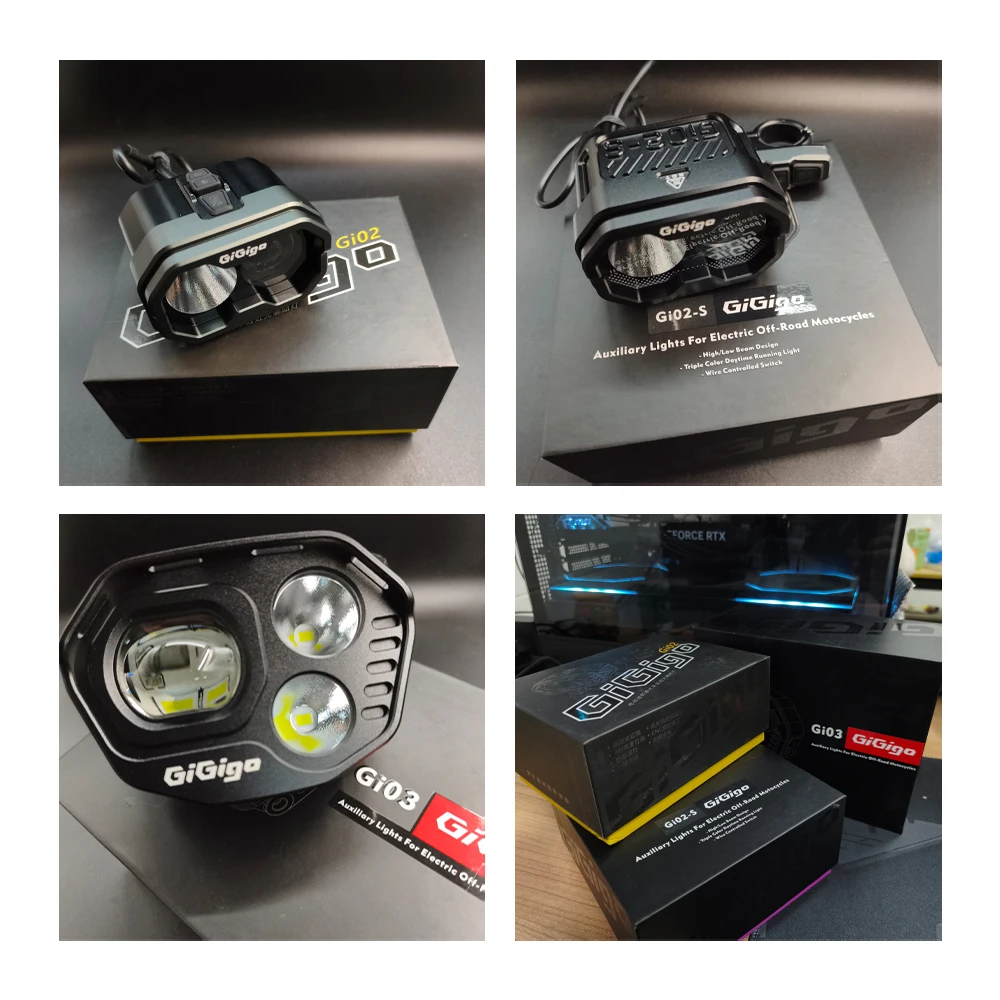 

6000K GiGigo Headlight Powerful Lighting Gi02/Gi02-S/Gi03 High-Performance for Light Bee/Ultra Bee & Other Off-Road Vehicles