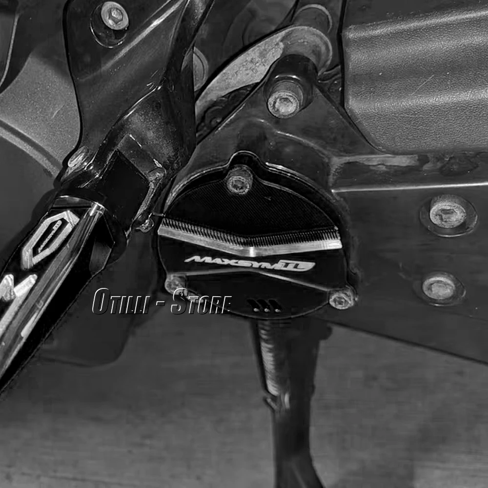 

Decorative Engine Timing Chain Cover Frame Front Drive Shaft Cover Guard Motorcycle For SYM MAXSYM TL508 TL 508 MAXSYM TL500