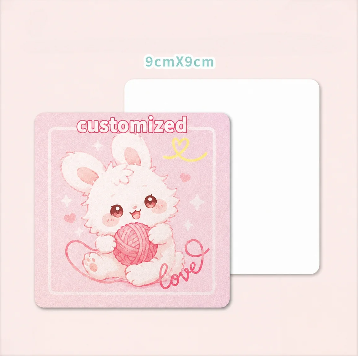 Customize Your Own Pulpboard Coasters Kpop Anime Fan Support Event Souvenirs Collectibles Drink Coasters 45 Pcs