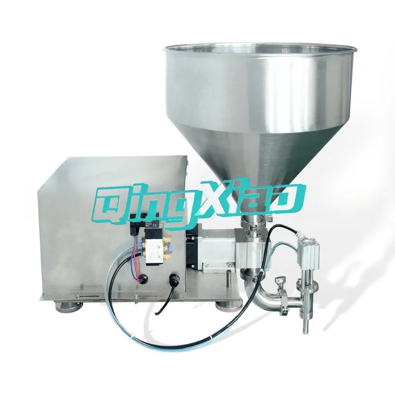 Small Semi-Automatic Desktop Servo Gear Pump Filling Machine for High-Viscosity Liquids Pastes Grease Cream