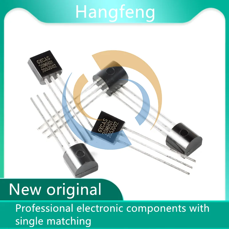 10PCS GX20MH01 TO-92 programmable resolution single-bus high-precision temperature sensor chip New original