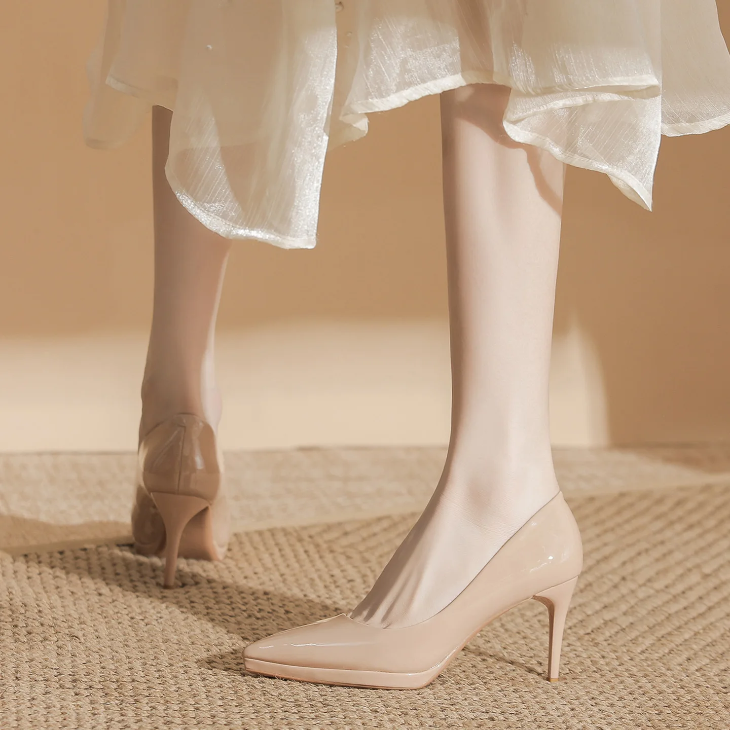 

Woman Pumps 2026 Spring New Elegant Pointed Toe Paltform High Heels Women's Heeled Party Office Wedding Shoes Zapatillas Mujer