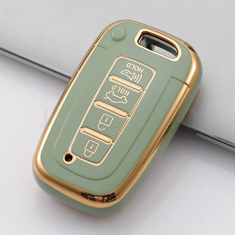 4 Buttons Car Key Case Cover Shell Fob For Kia Hyundai EQUUS Optima K5 Forte Opirus Rohens Ix35 SOUL SORENTO MOHAVE Borrego