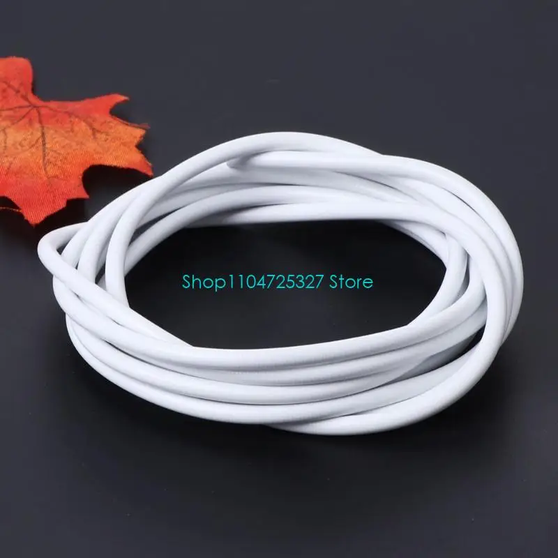 D8KF Net Hang 2m Curtain Wire Window Cord Cable String Set With 5 Fish Eyes 5 Hooks