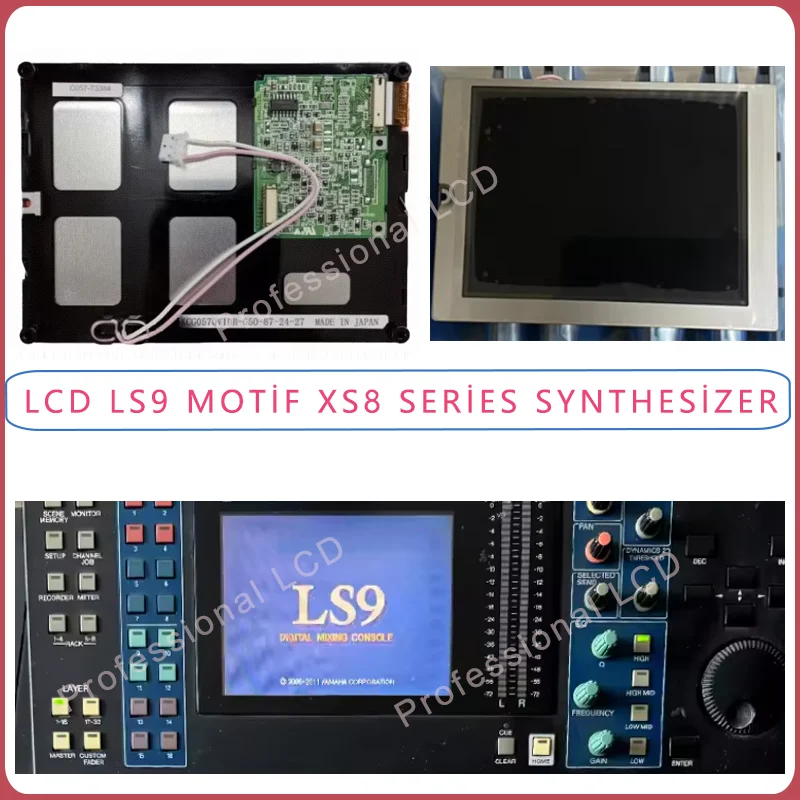 

New original 5.7inch LCD Display Screen for YMH LS9 Motif XS8 Series synthesizer Digital Mixing Consoles LCD Screen Panel