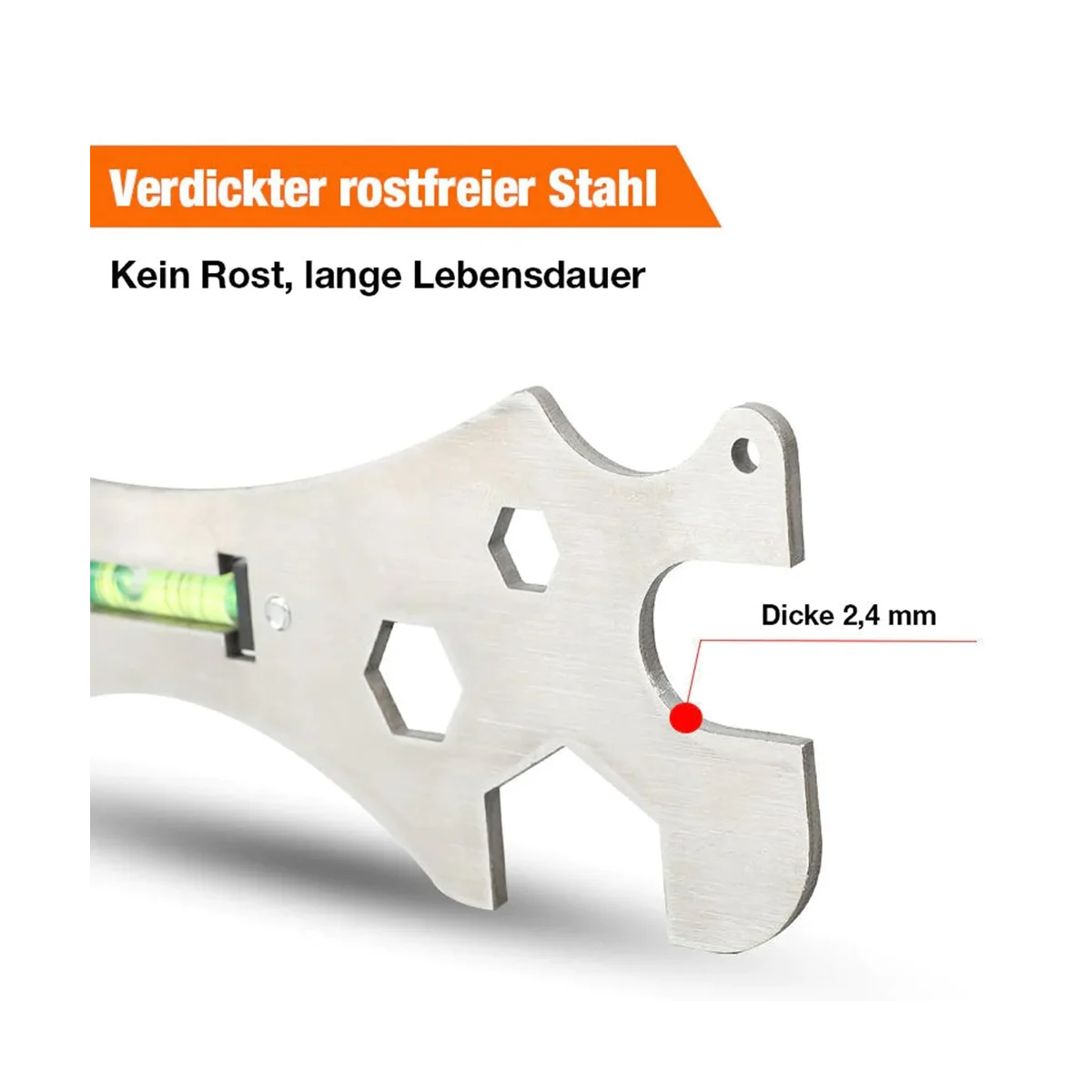 Outil Spécial avec Installation de Douche Horizontale, Kit d'Outils Multifonctions, 2 Pièces