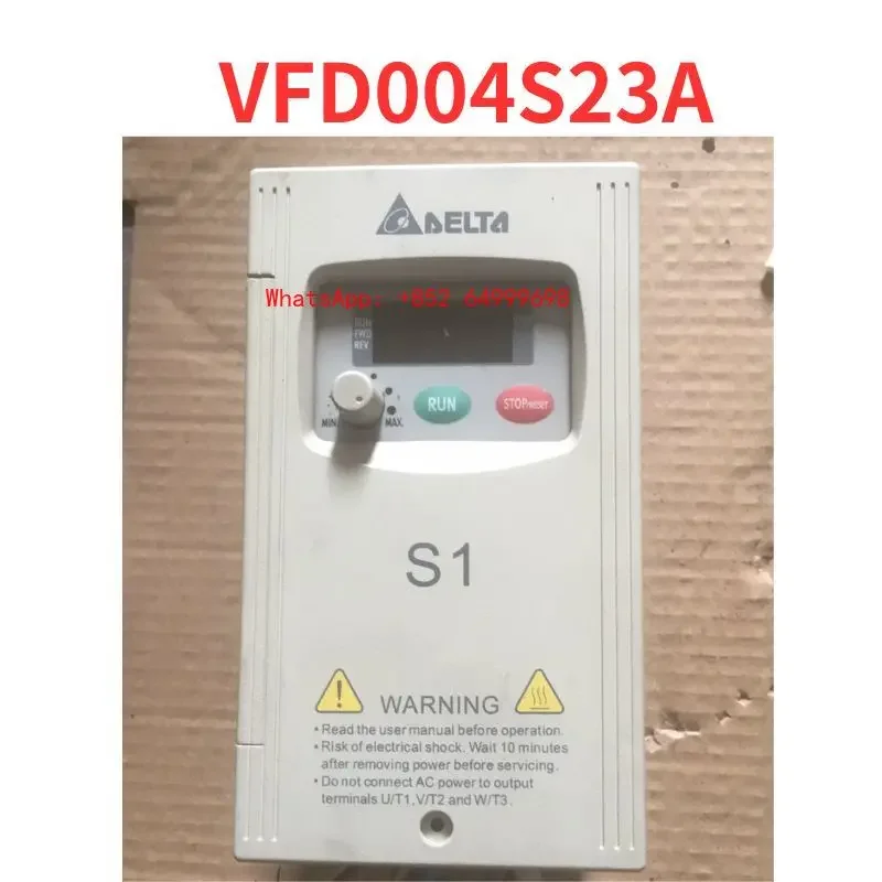 

Б/у инвертор VFD004S23A 0.4KW, проверен, исправен.