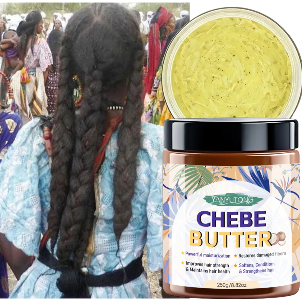 

Chebe Butter 250g Afr Herbs Castor Batana Rosemary Hair Care Moisture For Curly Hair Gentle Formula Ideal Gift