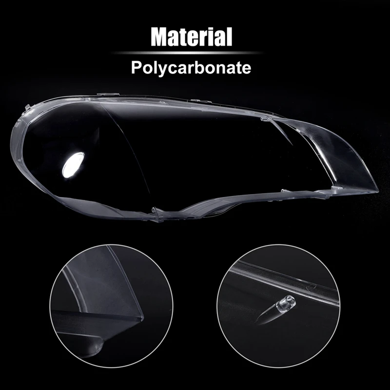 Front Headlight Cover Head Light Lamp Lampshade For BMW X5 E70 2007-2013 Headlight Lens Cover