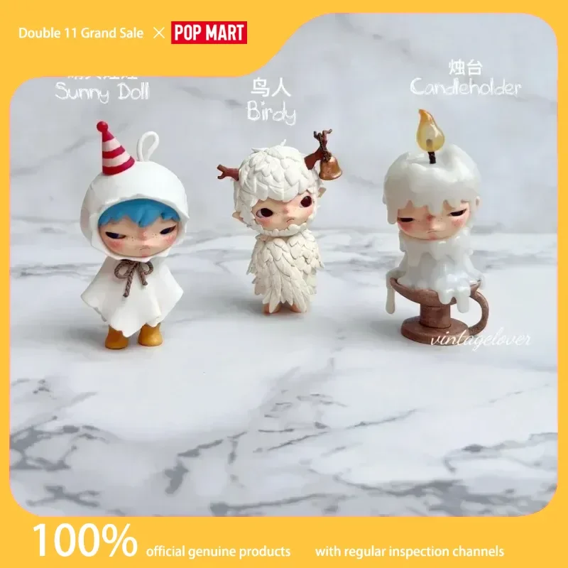 

Подлинная серия Popmart Hirono Shelter, слепая коробка, игрушка, украшение, подарок на день рождения для девочек, модные игрушки, украшения, фигурка, клей