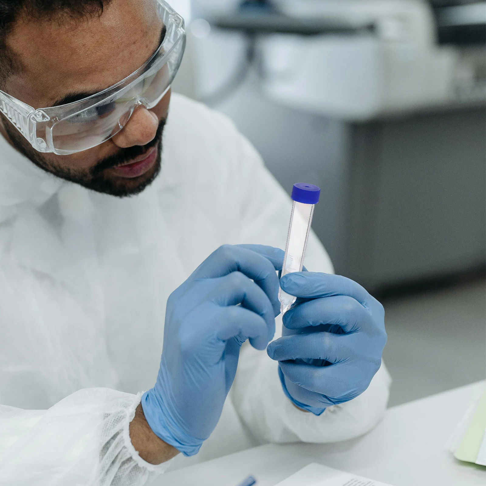 

200 Pcs Sediment Test Tube Plastic Collection for Urine Tests Sample Tubes with Caps