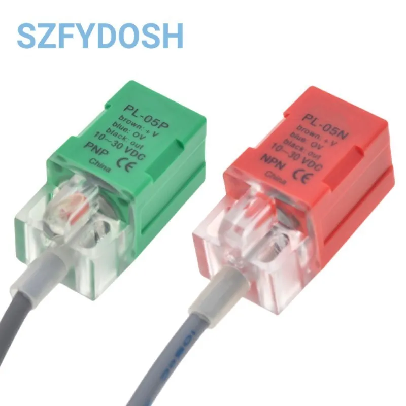 Cloudray Inductive Proximity Sensor Switches PL-05N 5mm NPN out DC10-30V Normal Open NEW for Laser Cutting Machine