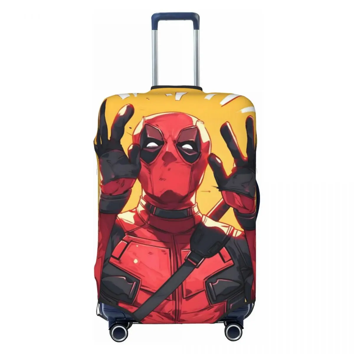 

Custom Cute Deadpool Cool Luggage Cover Protector Dust Proof Funny Anime Cartoon Travel Suitcase Covers
