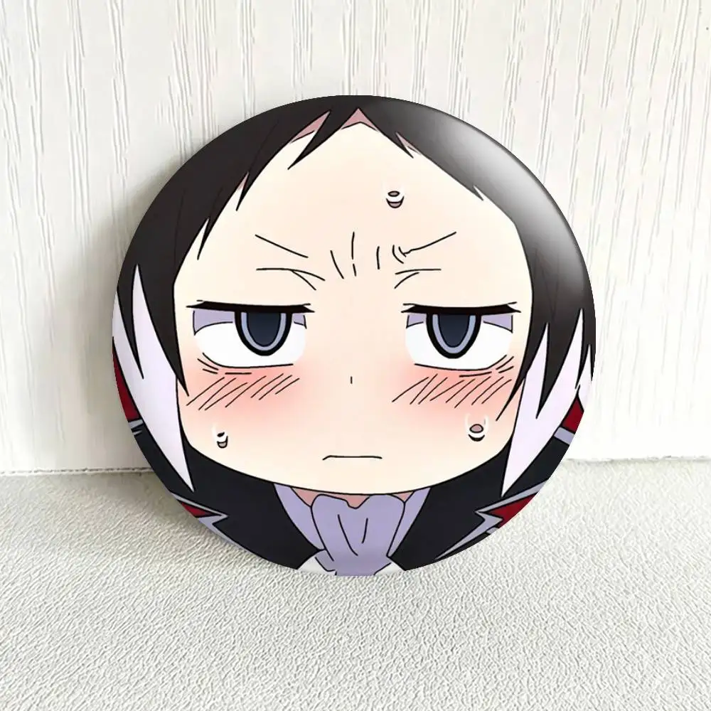 R-Ryunosuke A-Akutagawa Laser Badge Creative Pins Brooch for Bag Clothes Hat Decor Gifts Fans Collect