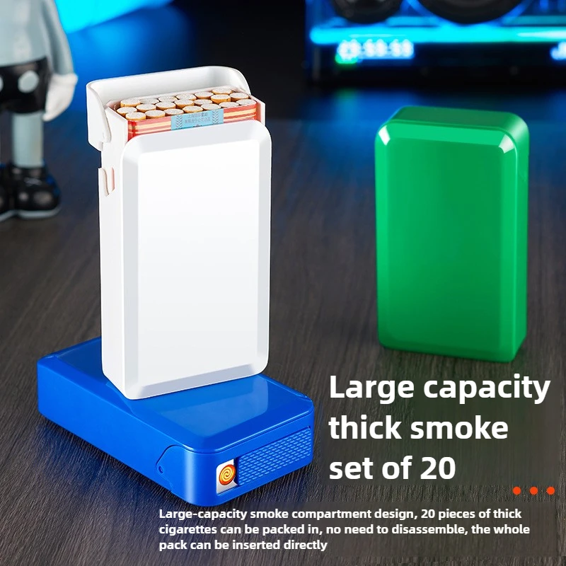 Pack of 20 Thickened Universal Cigarette Boxes with Automatic Sliding Cover, Pressure-proof, Moisture-proof and Waterproof