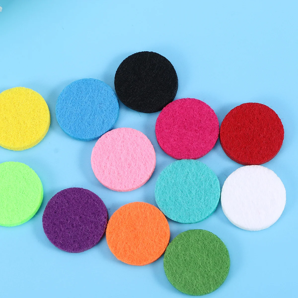 

12Pcs Essential Oil Diffuser Locket Necklace Refill Pads Aromatherapy Diffuser Necklace Replacement Pads for Diffuser Pend