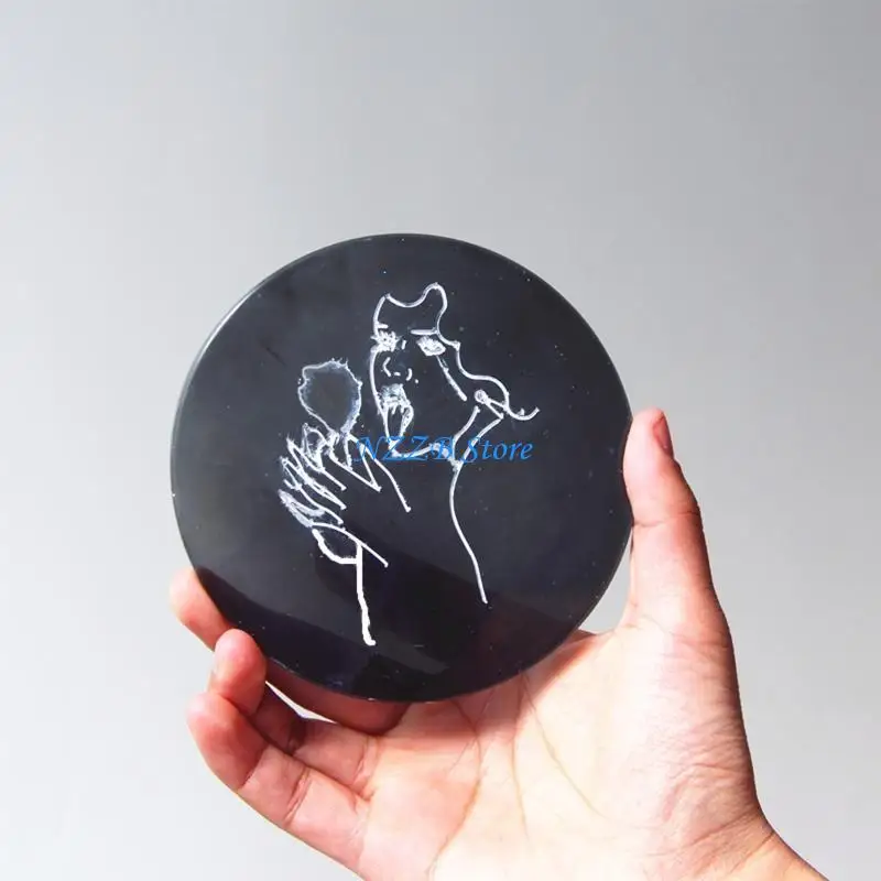 

T21F Abstract Figure Tea Tray Mold Silicone Epoxy Resin Mold Used to Make Artificial Agate Pieces Coasters