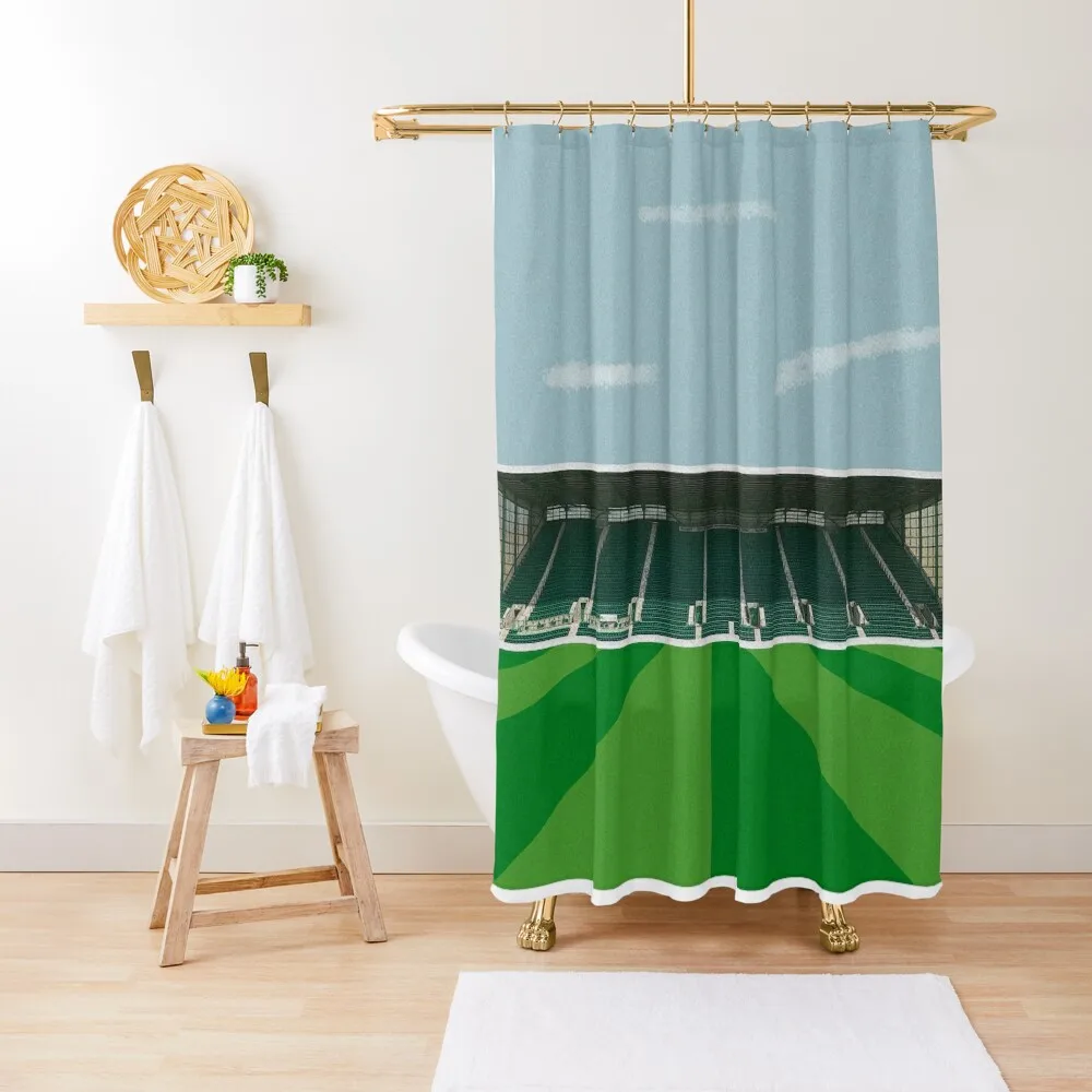 

Easter Road - East Stand - Hibernian Shower Curtain Bathroom Shower Set Shower Bathroom Curtain