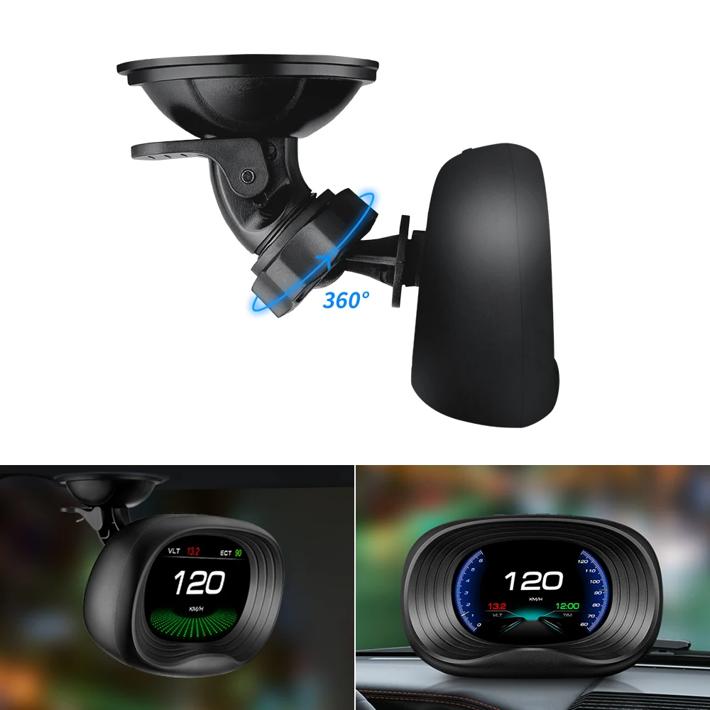 

Car HUD Display OBD System Head Up Display Car Gauge Speedometer Speed Alarm OBD Data Read Clear Car Electronic Accessories