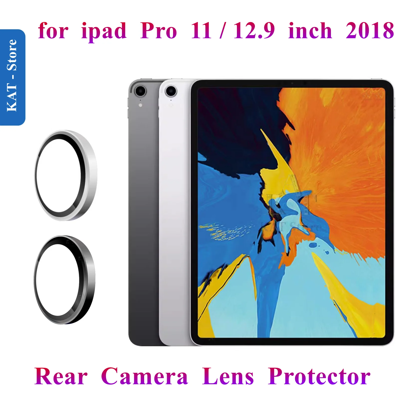 

1Pcs Camera Lens Protector For Ipad Pro 11 12.9 Inch 2018 A1934 A2013 A1876 A2014 Rear Camera Frame Protection Cover