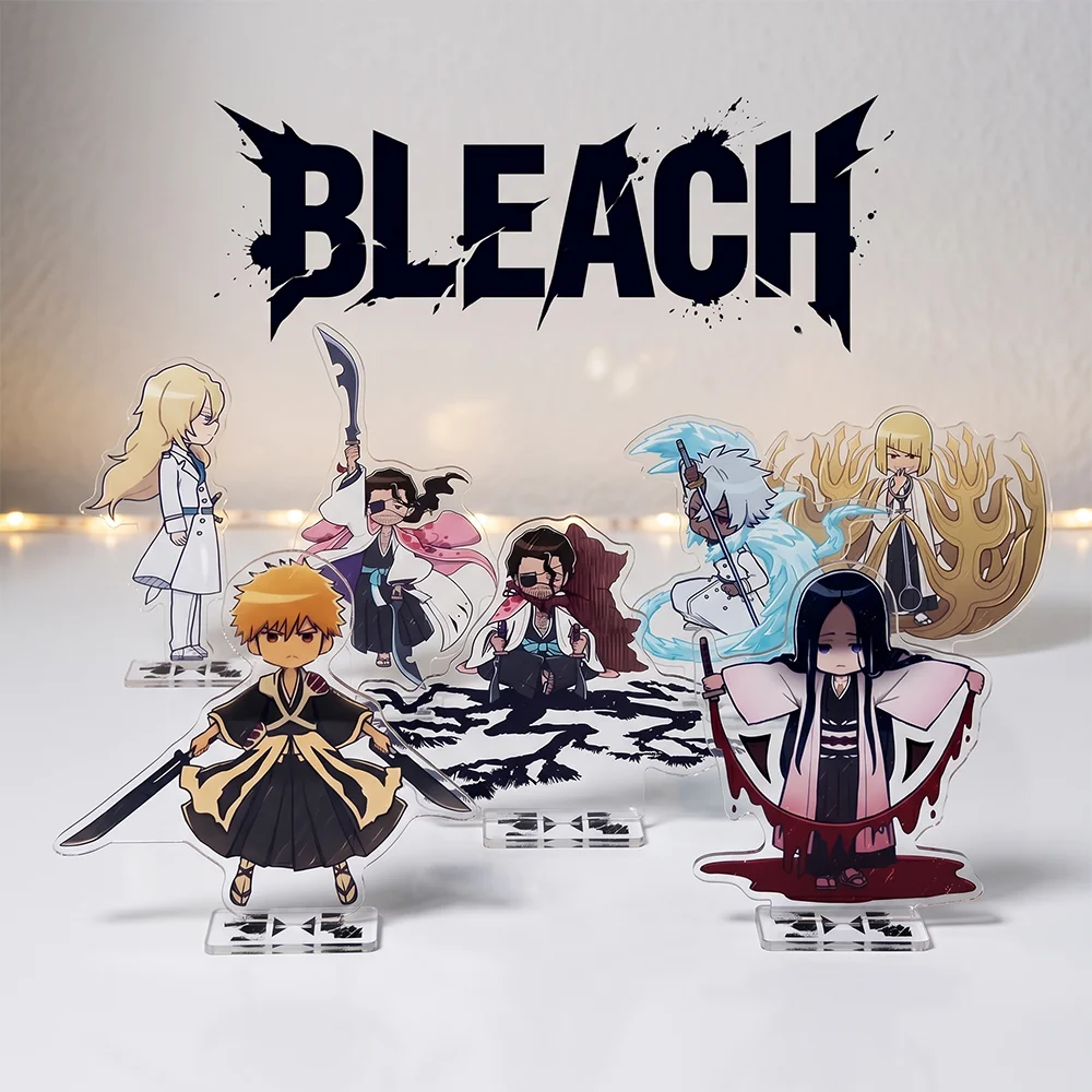 

Bleach: Thousand-Year Blood War 10CM Acrylic Stand keychain Anime Stand Ichigo Kurosaki Rukia Kuchiki Desk Bedroom Decor Gift