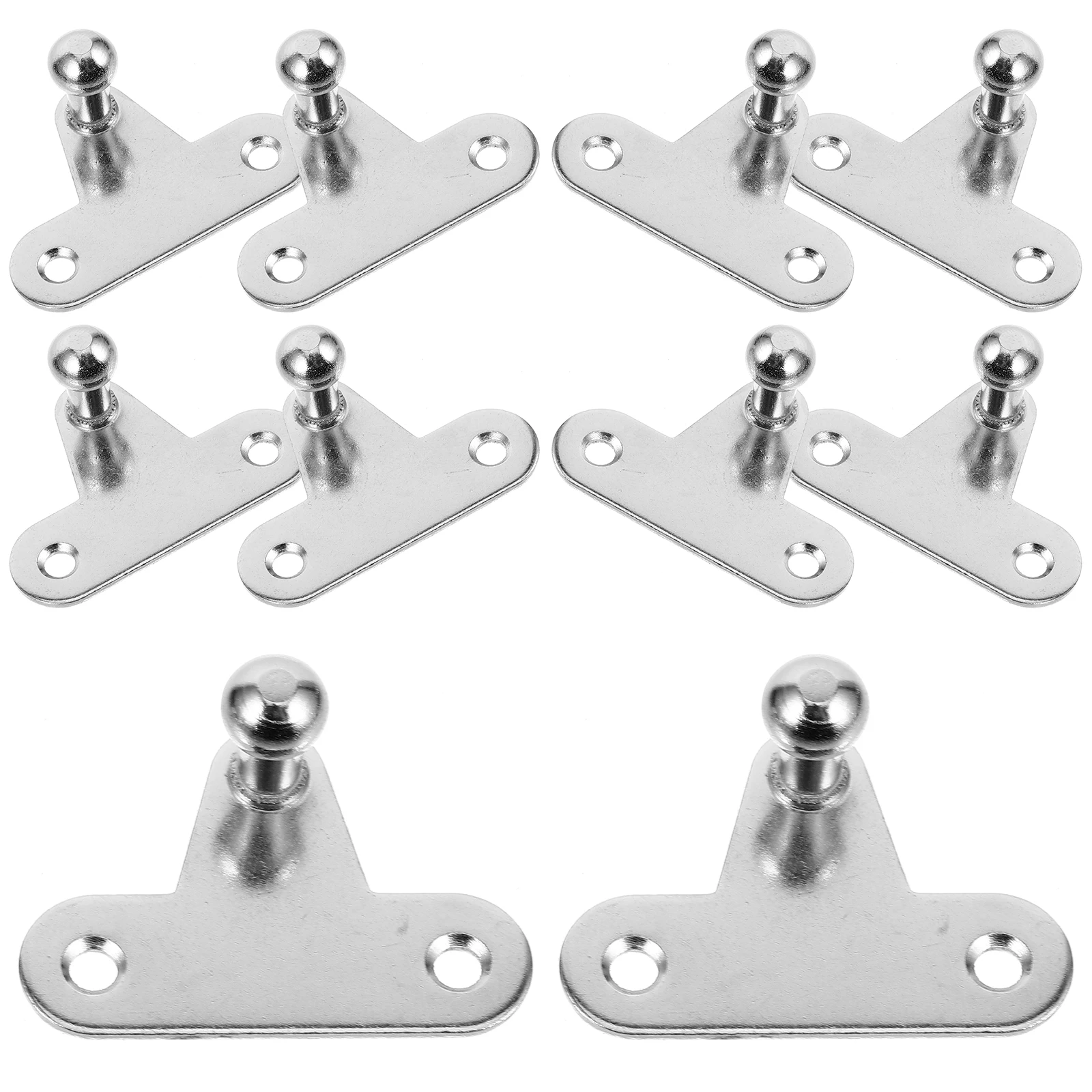 10Pcs Gas Struts Brackets Support Heavy Duty Gas Spring Mounting Bracket for Auto Boat Cabinet Door Ball Bracket