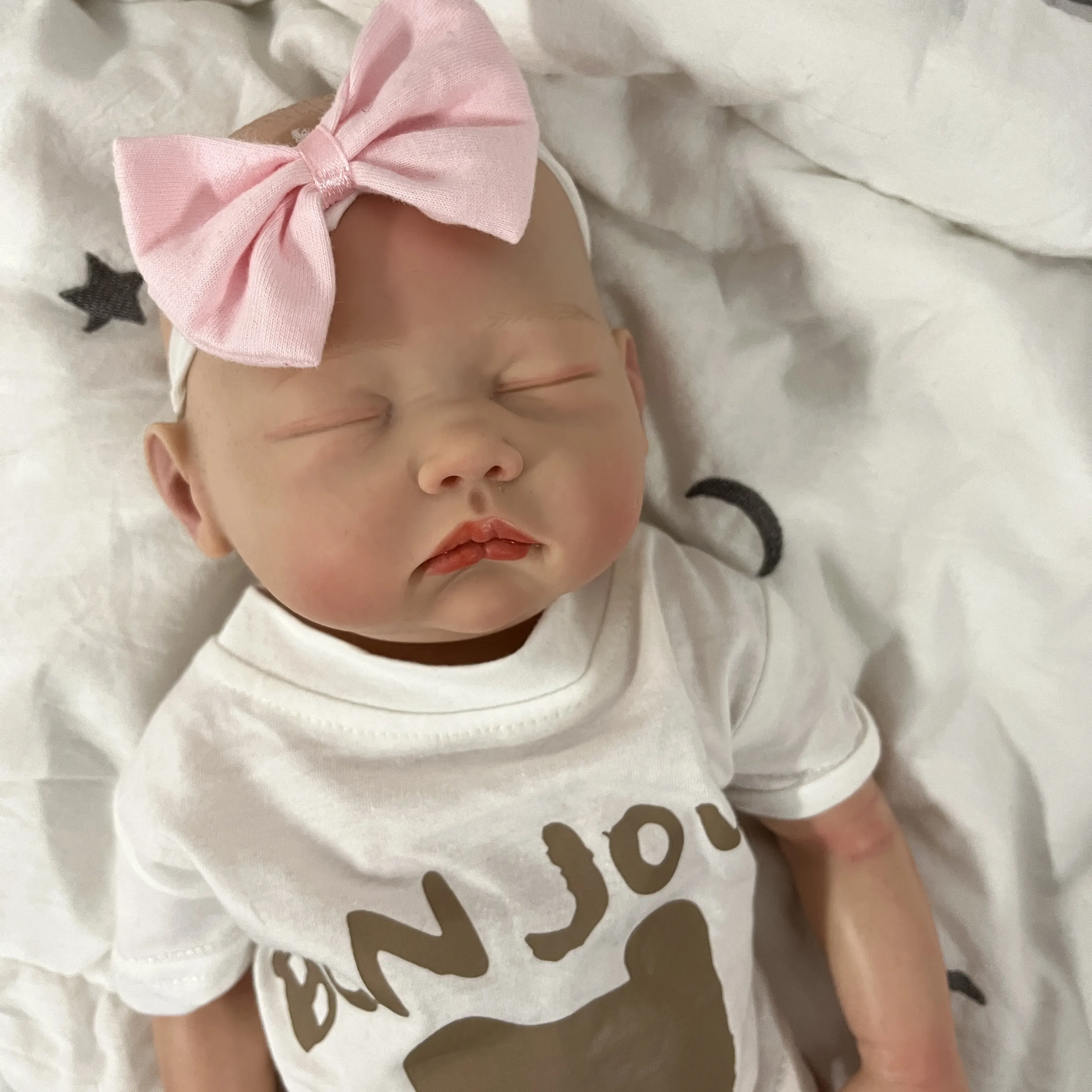 Customization 18Inch Silicone Reborn Baby Doll for Girls Full Platinum Body Reborn Real Baby Bebes Bonitas