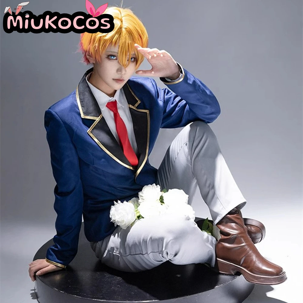 재고 있음 오시노코 카나 아리마 & 호시노 아쿠아마린 & 아이 호시노 & 루비 호시노 여학생 및 남학생 교복 코스프레 의상