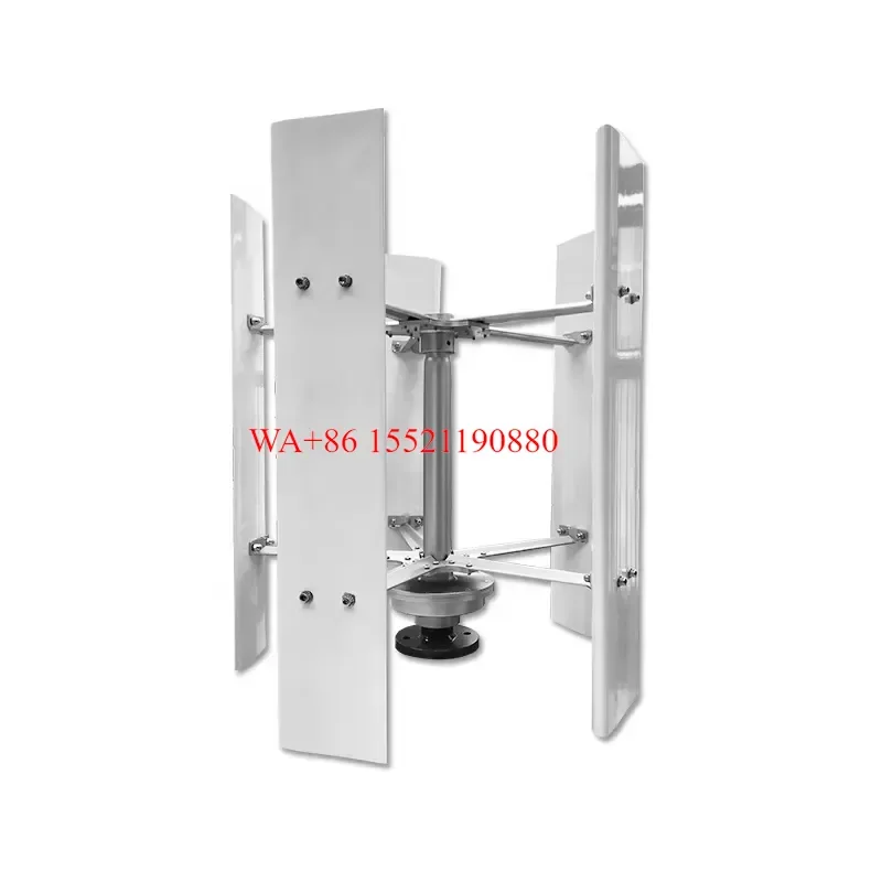 WMWMNU 10KW Vertical Axis Wind Turbine Generator VAWT for Project Use