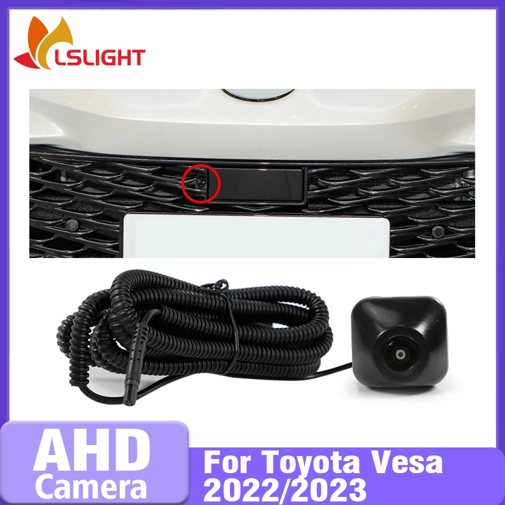 

Автомобильная камера переднего вида для Toyota Veranda 2022 2023 AHD 1080P 150 ° Рыбий глаз стеклянная линза ночного видения водонепроницаемый парковочный монитор