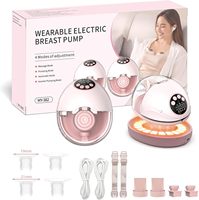 Wearable Electric Breastmilk Pump Handsfree BPA Free With UV Sterilize & Heated Base For Optional Wireless Breast Pump On-the-go