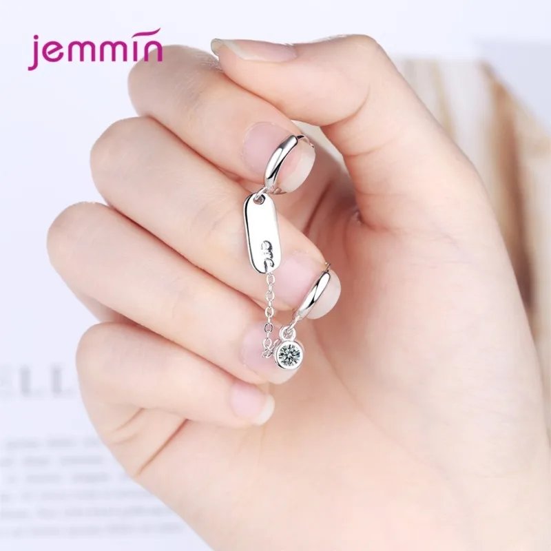 

1 шт., серьги из стерлингового серебра 925 пробы для женщин и девочек, серьги с двойными отверстиями для ушей, новейшие модели на продажу, Прямая доставка