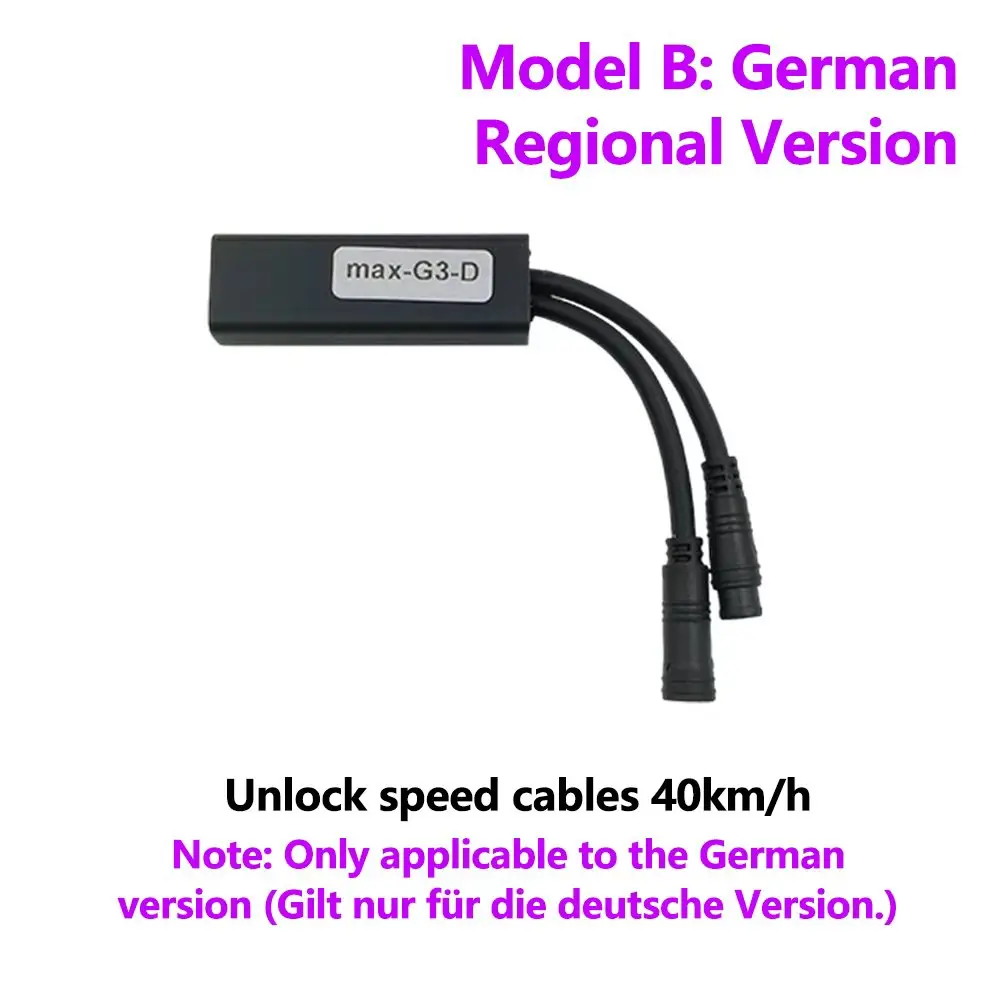 Speed Unlock Limit Cable 40km/h For Nine&bot Max G3 Electric Scooter Upgrade Release Speed Limiter Gear Governor Spare Parts